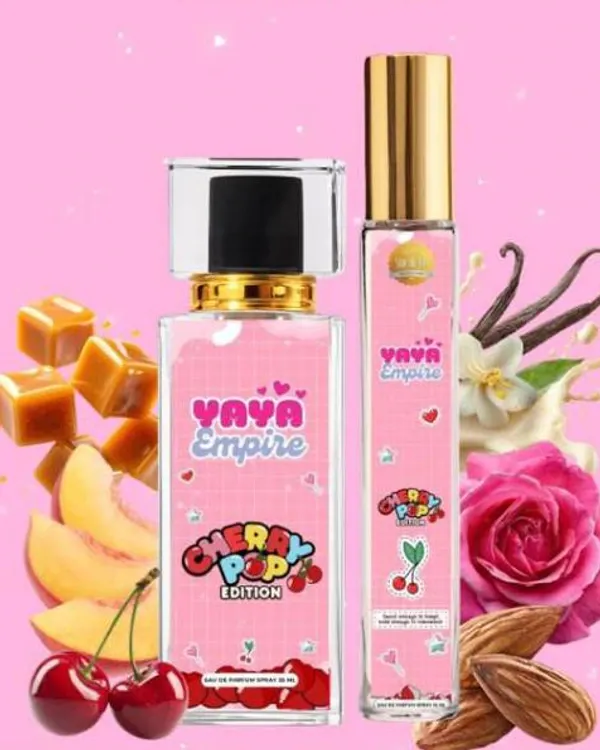 Botol perfume Yaya Empire Cherry Pop 35ml dan 10ml