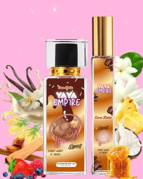 Botol perfume Yaya Empire Coco Latte 30ml dan 10ml