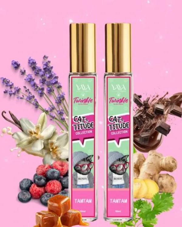 Dua botol semburan perfume Yaya Empire TamTam daripada Cattitude Edition